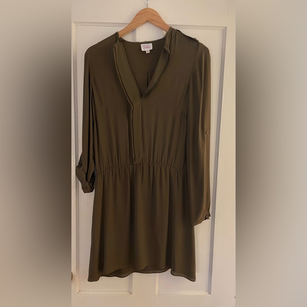 Parker 100% Silk Mini Dress SZ Small